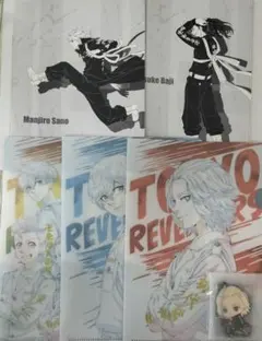 東京リベンジャーズ マイキー ラバーストラップ クリアファイル ノート