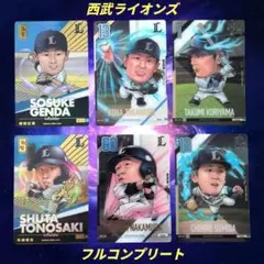 埼玉西武ライオンズ デフォルメ トレーディングカード 6枚セット