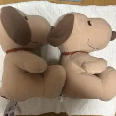 スヌーピー 2つセット　特大ぬいぐるみ