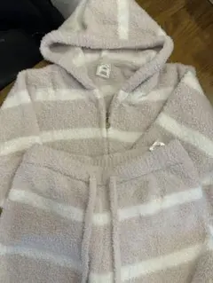 ジェラピケルームウェア ピンクストライプ美品