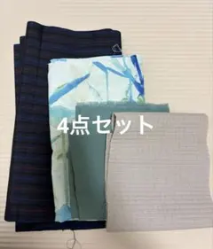 生地4点セット（ストライプ・花柄・無地）