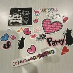 平成グッズ カラフルキャラクターシールセット