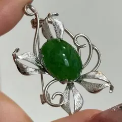 翡翠風 ブローチ