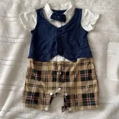 ベビー　フォーマル　半袖ロンパース　男の子　70