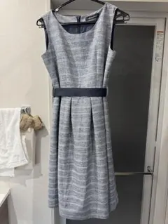 み*ん様 ノースリーブ グレー ワンピース