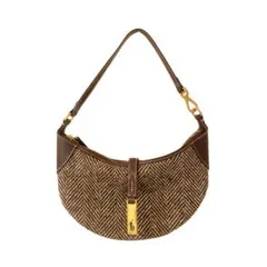 Polo by Ralph Lauren ツイードショルダーバッグ　ハーフムーン