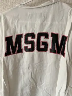 MSGM ホワイト Tシャツ サイズ48
