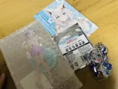 ホロライブ天音かなたアクスタ&ホロウィッチキーホルダー(おまけ付き)