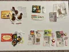 RE-MENT ミニチュア　元祖食品ディスプレイ　コンビニまとめ売り