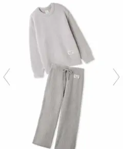 ジェラピケ　カラフルパウダープルオーバー&ベビモコリブロングパンツセット