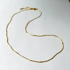 ネックレス　スネークチェーン　ステンレス　AJIRO ACCESSORY