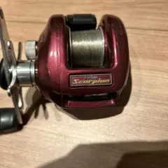 SHIMANO赤スコーピオン Shimano Scorpion ベイトリール 赤 ブラックバス スコーピオン