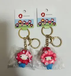 サンリオ　ミャクミャクなりきり立体マスコットキーホルダー