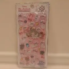 ディズニー　マリーちゃん　プチドロップステッカー