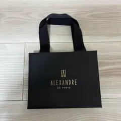 ALEXANDRE DE PARIS ショップ袋 黒