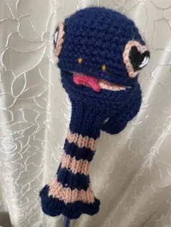 ❤️ゴルフクラブ　サングラスヘビちゃん　ヘッドカバー❤️ハンドメイド