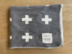 廃盤希少品 ピアヴァレンPiaWallen クロスブランケット グレー
