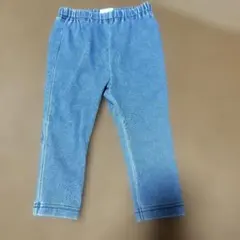 BREEZE デニムレギンス 80cm ブルー