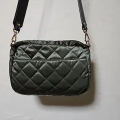 まっこ様専用　ラシット　オリーブグリーン キルティングショルダーバッグ