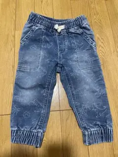 babyGAP 恐竜柄デニムパンツ 18-24ヶ月　90