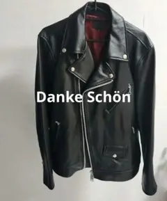 Danke Schön. 　ダブルライダース　本革　ラムレザー　アルミジップ