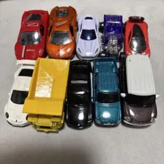 トミカ ミニカー 9台セット まとめ売り - メルカリ