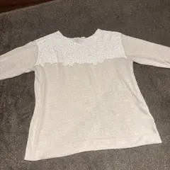 スタディオクリップ 刺繍レースデザイン　カットソーのサムネイル