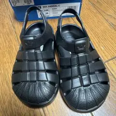 adidas SST サンダル ブラック 17cm