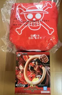 ワンピース カードゲーム 一番くじ A賞 C賞 ルフィ フィギュア クッション