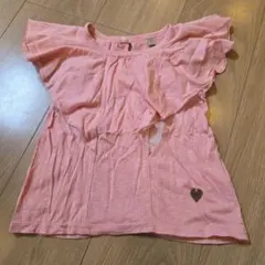 COMECHATTO AND CLOSET フリルTシャツ ピンク 100のサムネイル