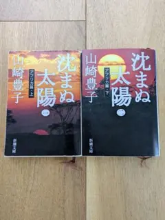 沈まぬ太陽①②　アフリカ篇　上・下　山崎豊子　文庫本