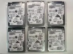 H10【6台セット】HGST HDD内蔵 ハードディスク 250GBのサムネイル
