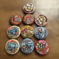 ナルミヤ　刺繍缶バッジ