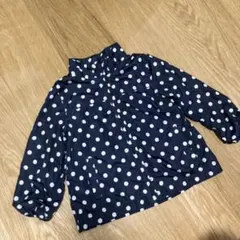 babyGap ウィンドブレーカー　水玉模様 アウター ネイビー　95cm