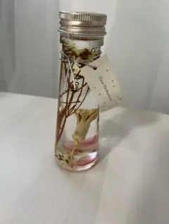 ドライフラワー ハーバリウム ガラス瓶　花　インテリア　雑貨　ピンク