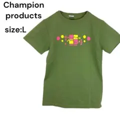 Champion チャンピオン　シャツ　半袖　トップス　Ｌ　かわいい