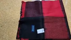 micmac　赤黒チェックストール