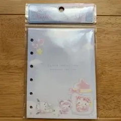 サンリオキャラクターズ　シールバインダーリフィル　シール台紙10枚入り