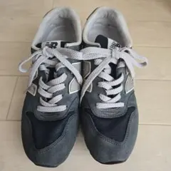 996　ニューバランス　ネイビー　スニーカー23.5cm