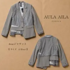 25年 新品 AULA AILA 2WAY LOOSE JACKET 定価3.4 - メルカリ