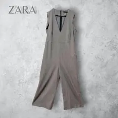 【ZARA WOMAN】　ザラ　千鳥格子　オールインワン　サロペット　通年のサムネイル