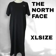【美品】THE NORTH FACE 半袖 ロングワンピース ブラック XL
