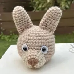 ウサギのあみぐるみ