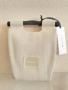 EDITA. リブ編みショルダーバッグ