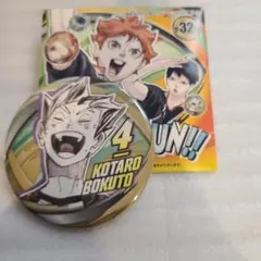 ハイキュー！！ Fan park 木兎 缶バッジ