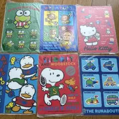 サンリオ キャラクターズ 下敷き　6枚セットのサムネイル