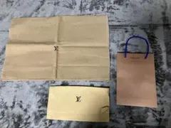 【ルイヴィトン】 手提げ紙袋・長財布入れ布袋・バッグ入れ布袋 3セットまとめ売り