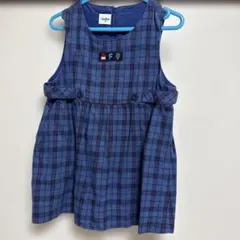 familiar ファミリア ワンピース 90 フォーマル お出かけ チェック柄