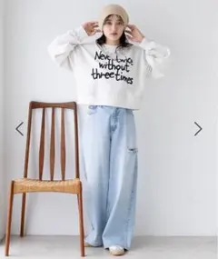 【WOMENS】＜選べるSHORT&LONG丈>グラフィックプリントスウェット