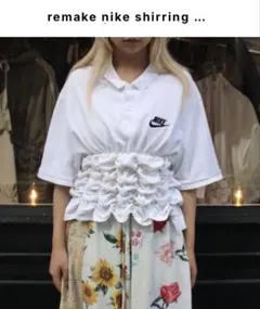 リメイクNIKEシャーリングポロシャツ